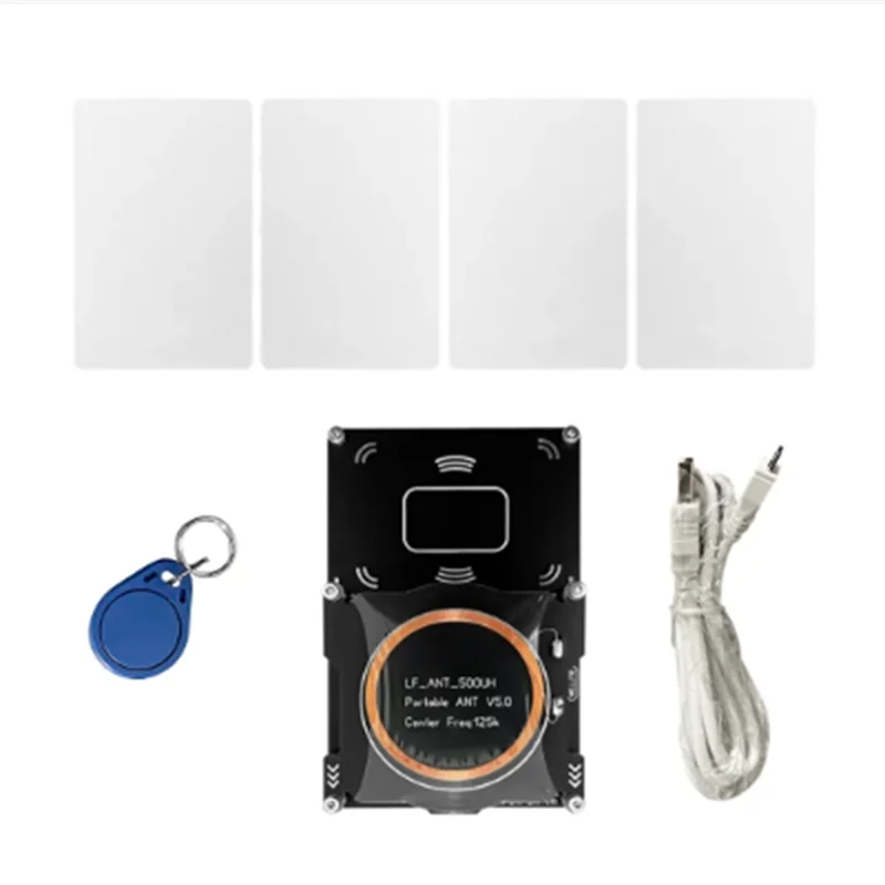 Комплект для разработки B63B-Proxmark3 V5.0 512K 3.0 Proxmark PM3 RFID-ридер/записыватель для копирования, клонирования и взлома RFID-карт, 2 USB-порта