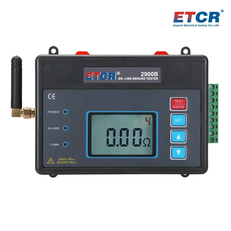 ETCR2900B Support 4G communication to remotely the grounding resistance voltage Earth Resistance On-Line Tester