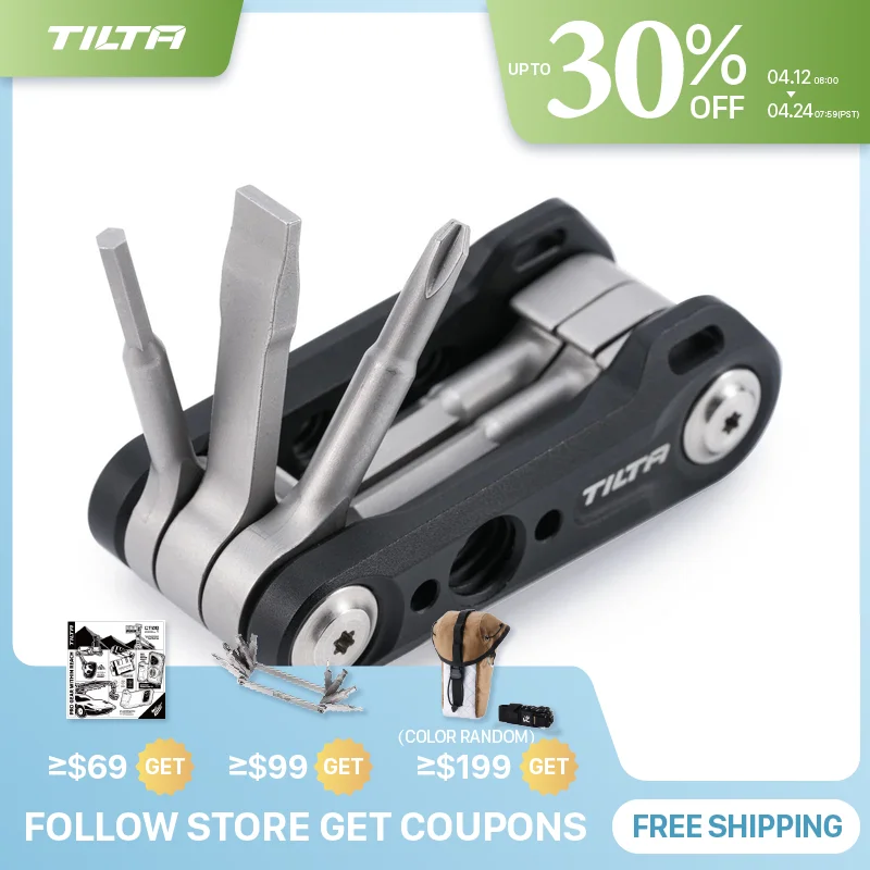 TILTA TA-MMT Multi-Functional Mini Tool Kit Black/Titanium Gray
