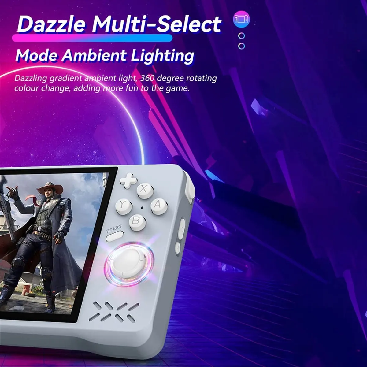 workjob XF40H Retro Handheld Game Console 64G 4.0In IPS Screen Linux Supports WiFi RGB 3D Joystick Portable Pocket Game Player C