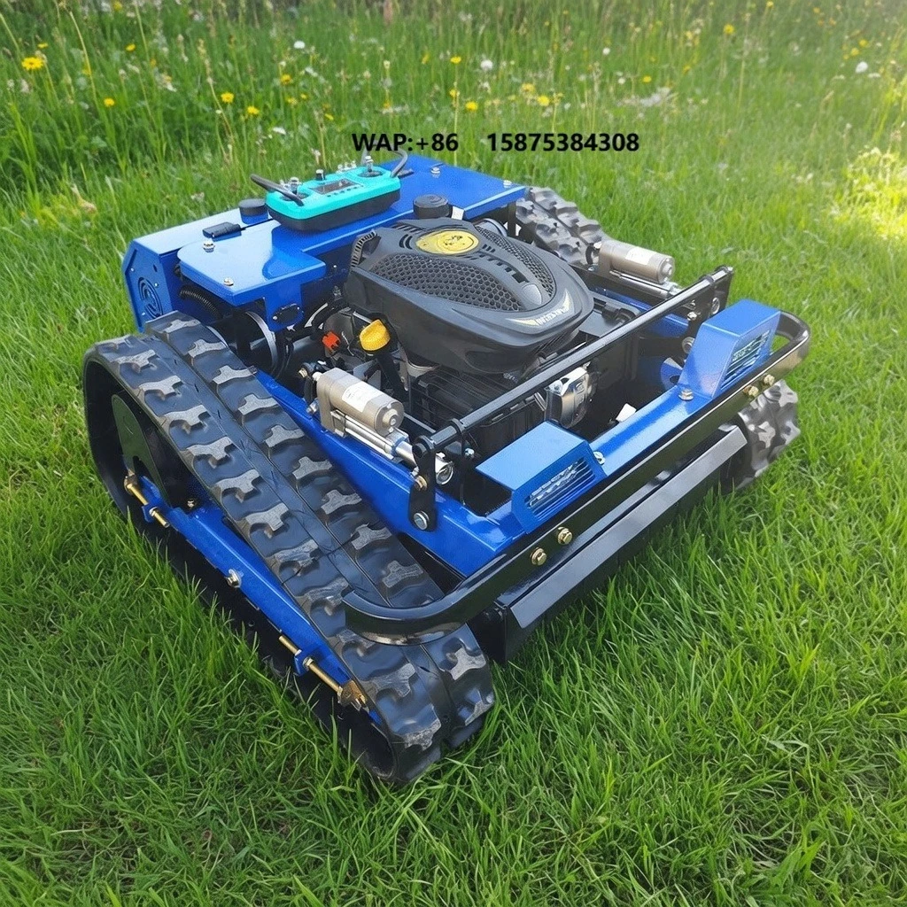 China 500mm Cutting Width Cordless 4-Stroke Single Cylinder Industrial Self Propelled Robotic Lawn Mower