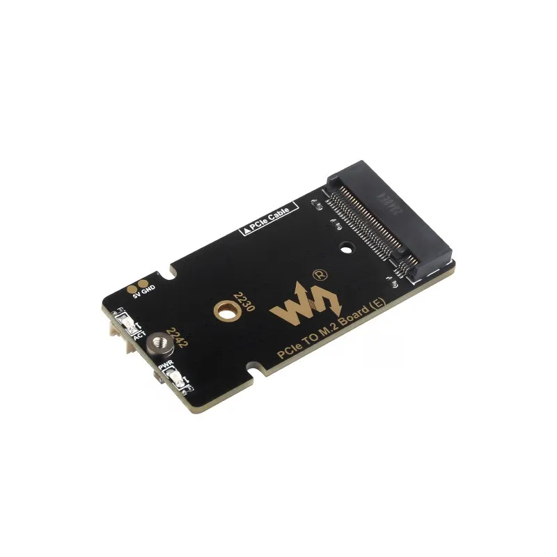 PCIe To M.2 Adapter Board (E) For Raspberry Pi 5, With Cooling Fan, Compatible With 2242 / 2230 Size NVMe Protocol M.2 SSD view 5