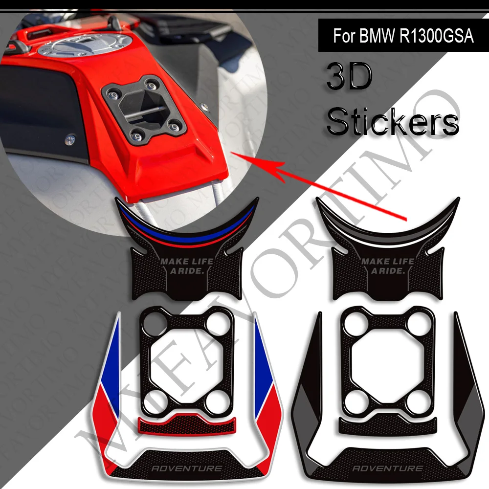 Motorcycle Fuel Tank Pad Sticker Decals For BMW R1300GS R1300GSA R1300 GS GSA Adventure  BMWR1300GS BMWR1300GSA adv 2024 2025