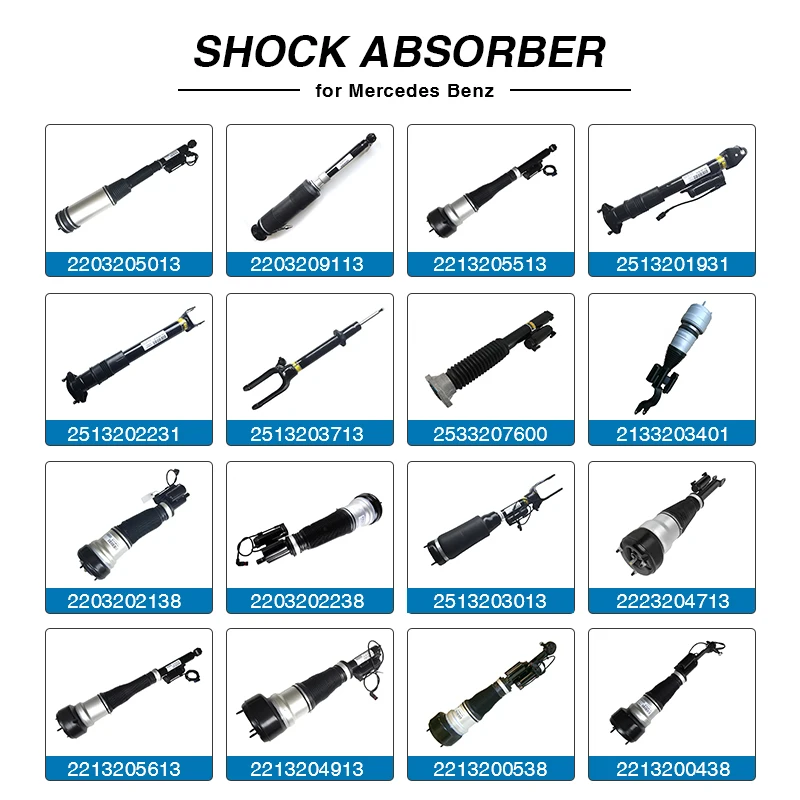 211 320 93 13 A2113209313 Car Left Front Spring Air Suspension Shock Absorber for Mercedes Benz W211 S211 E300 E320 E350 E500