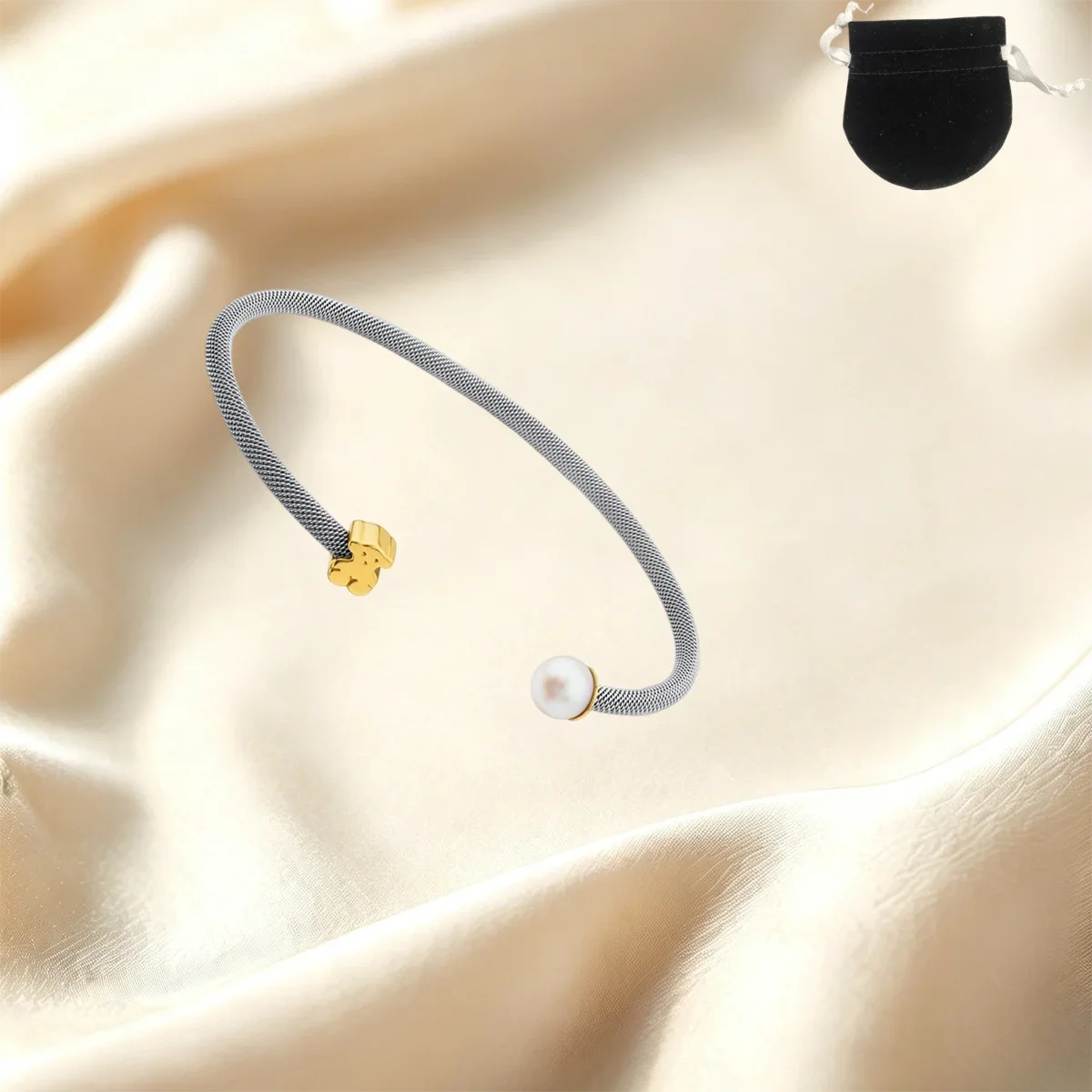 Twist Textured & Dainty Charm Chain Bracelet, Eye‑catching Daily Decoration, Great Gift Idea For Cocktail Party