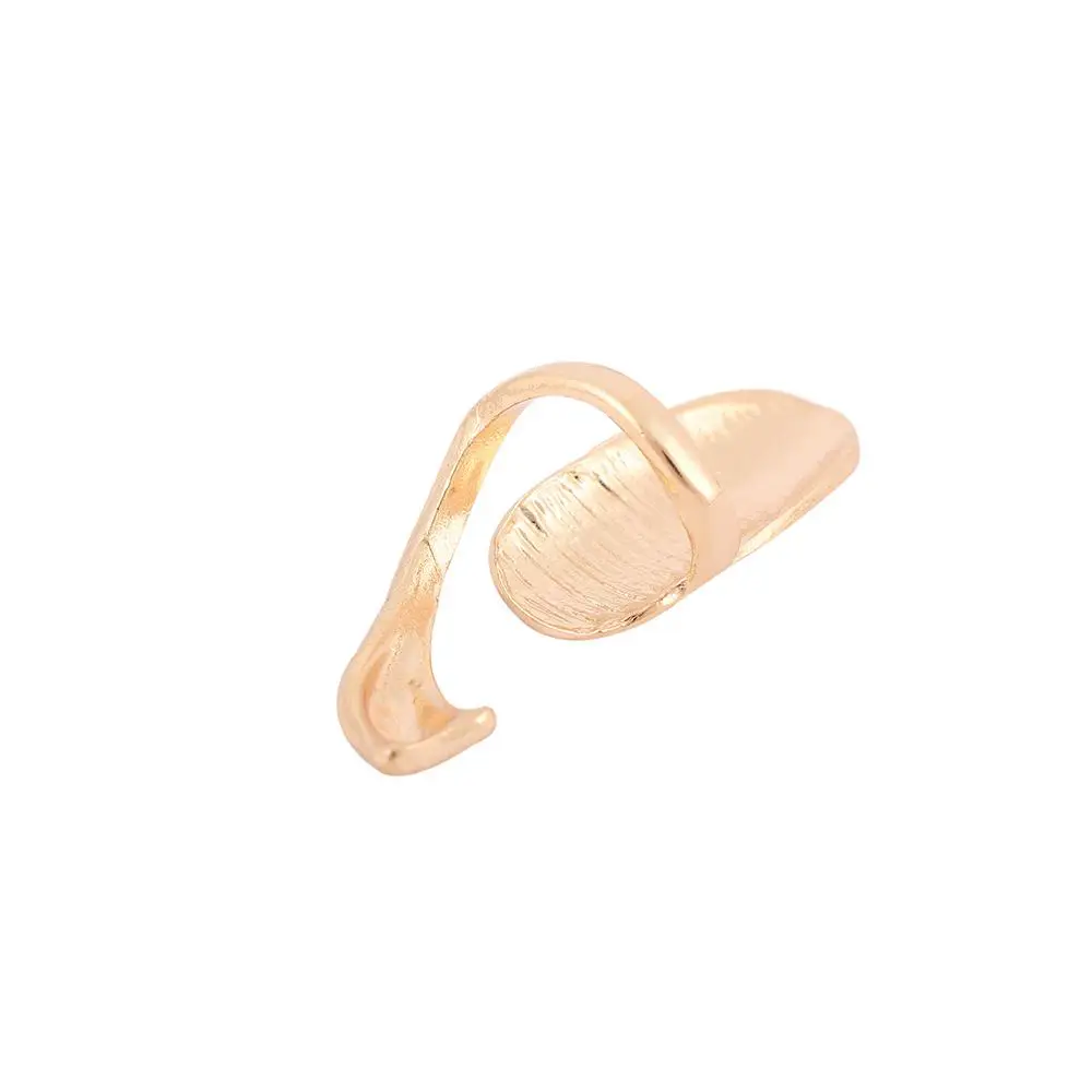 False Alloy Metal Gold Nail Finger Rings Silver Fashion Women
