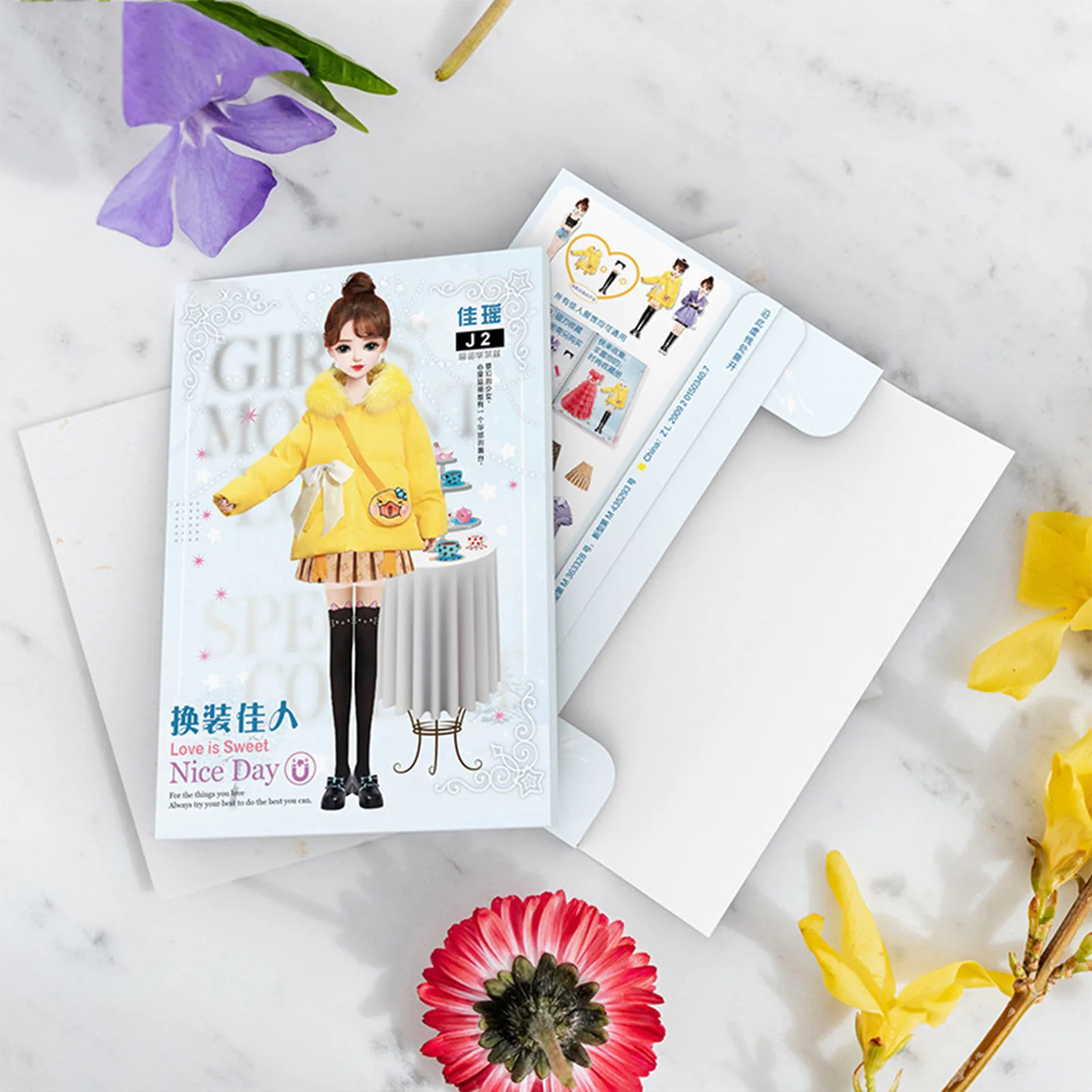 لعبة ملصقات ملصقات على شكل أميرة مغناطيسية يمكنك صنعها بنفسك، مجموعة ألعاب ملصقات محمولة، لعبة تعليمية للأطفال والبنات هدية عيد ميلاد السنة الجديدة #5