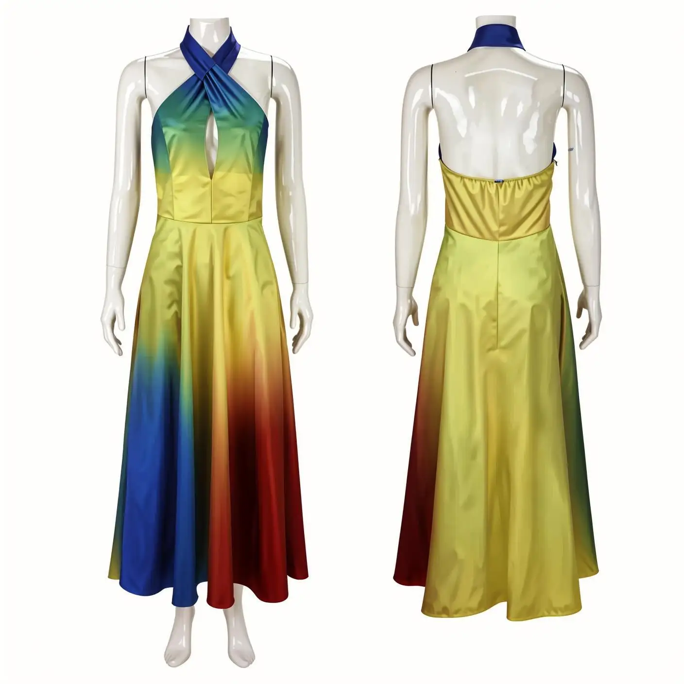 

Movie Knives Out Cosplay Costume For Women's Elegant Colorful Lace Dress Kate Hudson Role Play Halloween Crnival Party Clothing