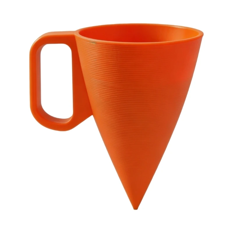 

Beach Sand Funnel Toy with Side Handle Plastic Cones Sand Castles Maker Accessory for Sandbox Outdoor Play Tall
