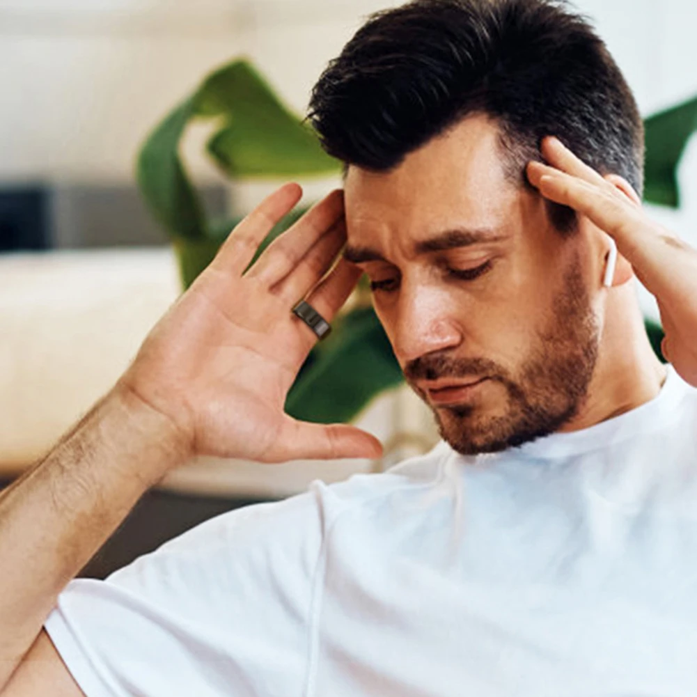 

R02 Smart Ring Фитнес-трекер Кольцо 5.0 Bluetooth-совместимый трекер сердечного ритма Мультиспортивные режимы Носимые для Android для IOS