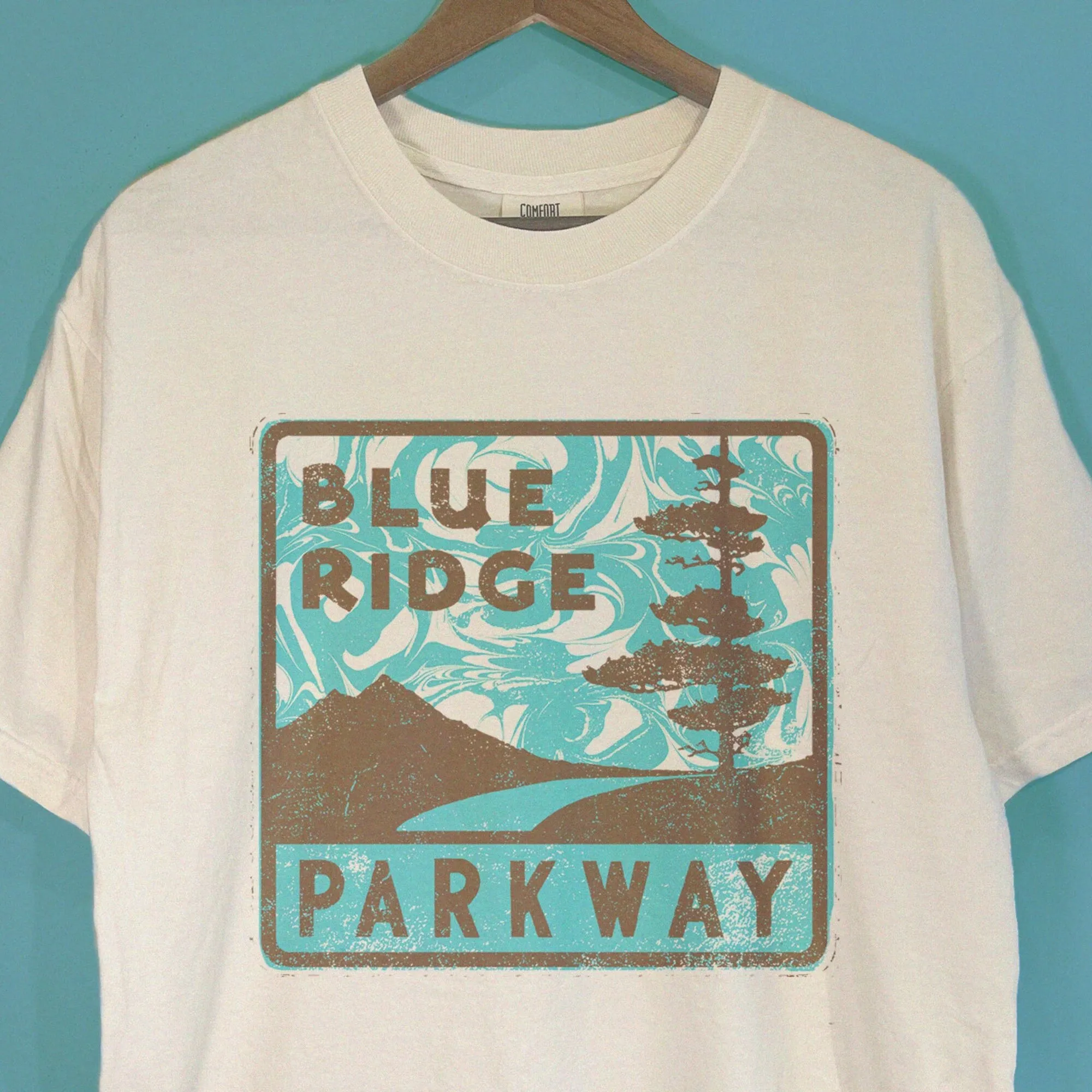 Vintage Blue Ridge Parkway Shirt, Retro Appalachian Shirt, Blue Ridge Mountains T, Asheville Shirt, national parks Shirt