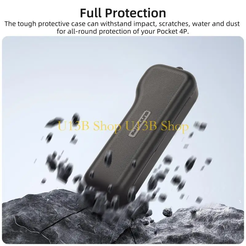 U13B Protective Carrying Case For Pocket 4P Camera Shell Storage Box With Internal Card Slot And Filter Slot Design