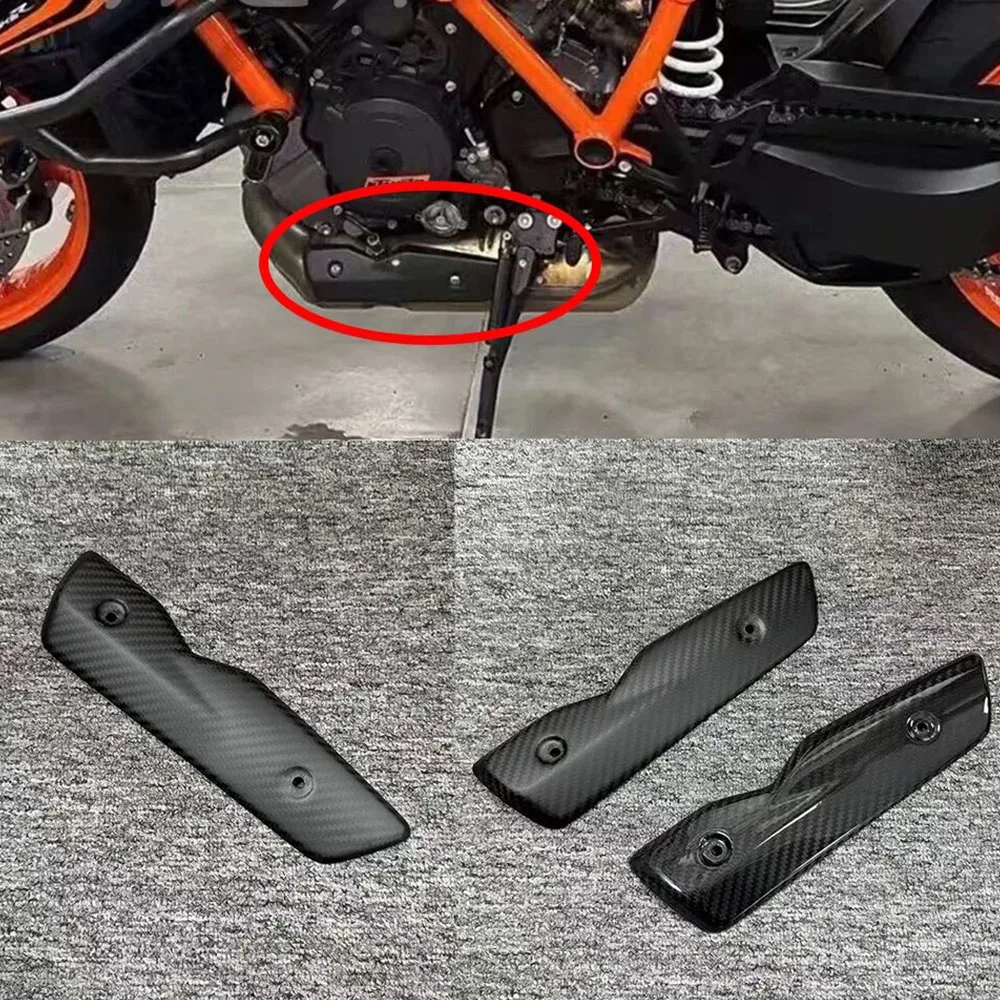

For Super Duke R 1290 100% Carbon Fiber Left heat shield Fairing Motorcycle Accessories 2020 2021 2022 2023