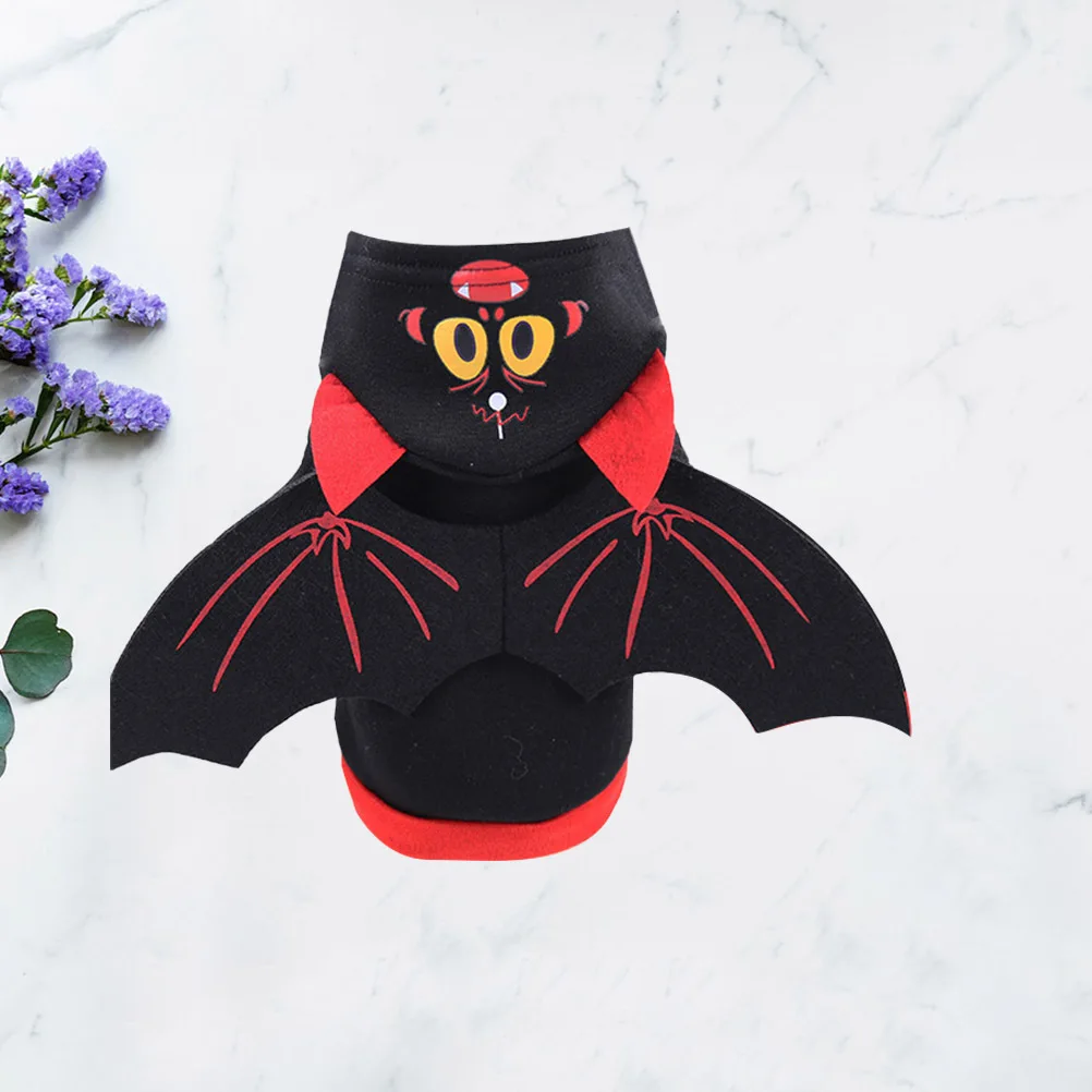

Halloween Bat Wings Costumes Black Size Xs Stylish Pet Dress Breathable Dog Cat Outfit for Festival Party Halloween Pet Costumes