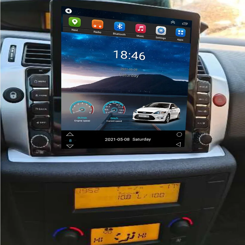 Radio con GPS para coche, reproductor Multimedia con Android 13,0, 5G, 2 Din, sin DVD, receptor estéreo, para Citroen C4, c-triomphe, c-quatre 2004, 2005-2009