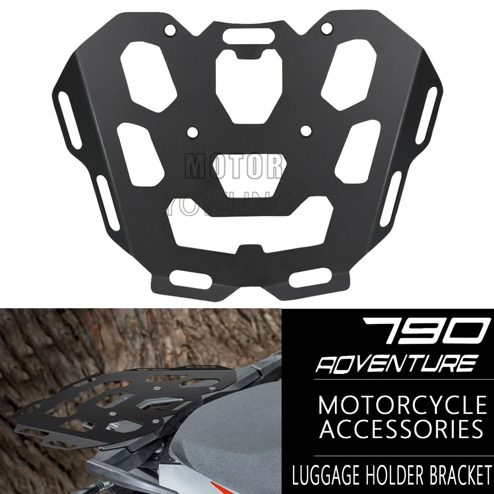

For 790 890 ADVENTURE R S 2019-2022 2023 2024 Motorcycle 790 ADV Rear Shelf Luggage Rack Carrier Top Case Support Holder Bracket