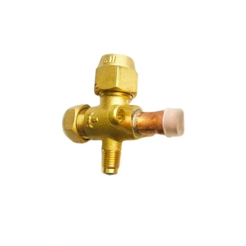 Air conditioning globe Angle R22 welding fluoride 2 points -6 points 410A high and low pressure -way
