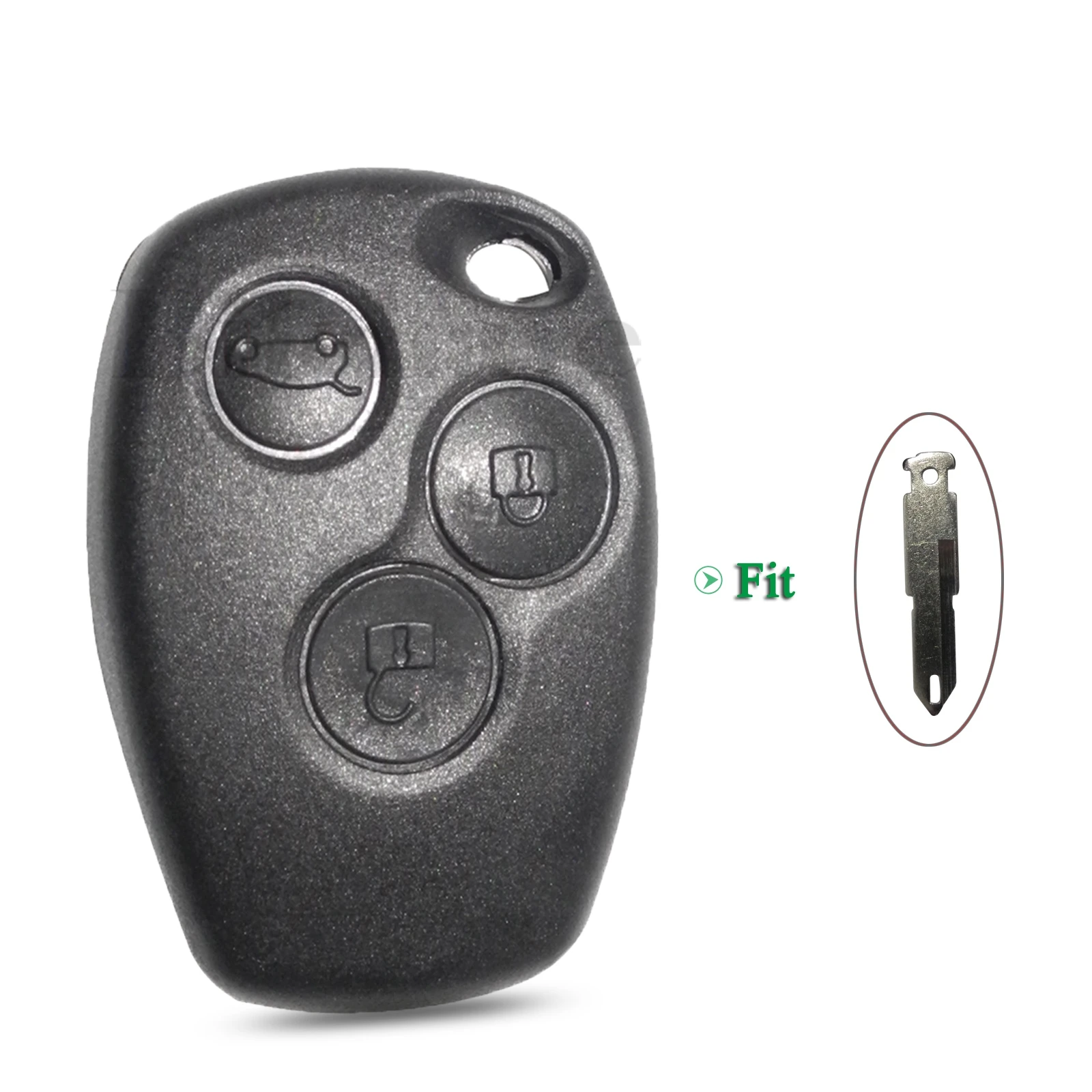 Bilchave 3 Buttons Remote Car Key Shell For Renault Megane Modus Espace Laguna Duster Logan DACIA Sandero Fluence Clio Kangoo