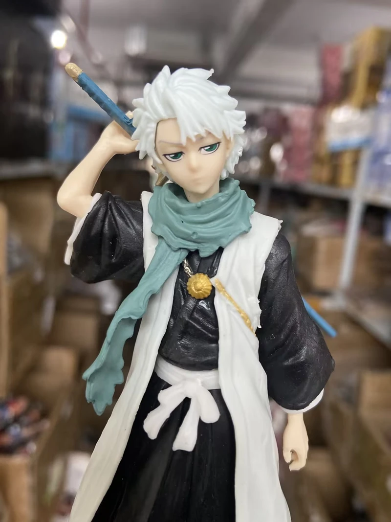 18.5cm BLEACH Anime  Hitsugaya Toushirou Zaraki Kenpachi Kurosaki Ichigo Action Figure Collectible Model Toys Japanese Dolls