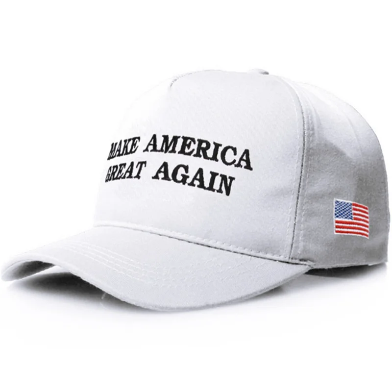 Hot Sale MAKE AMERICA GREAT AGAIN Red Peaked Baseball Cap Outdoor President Voting Hat for Men Women