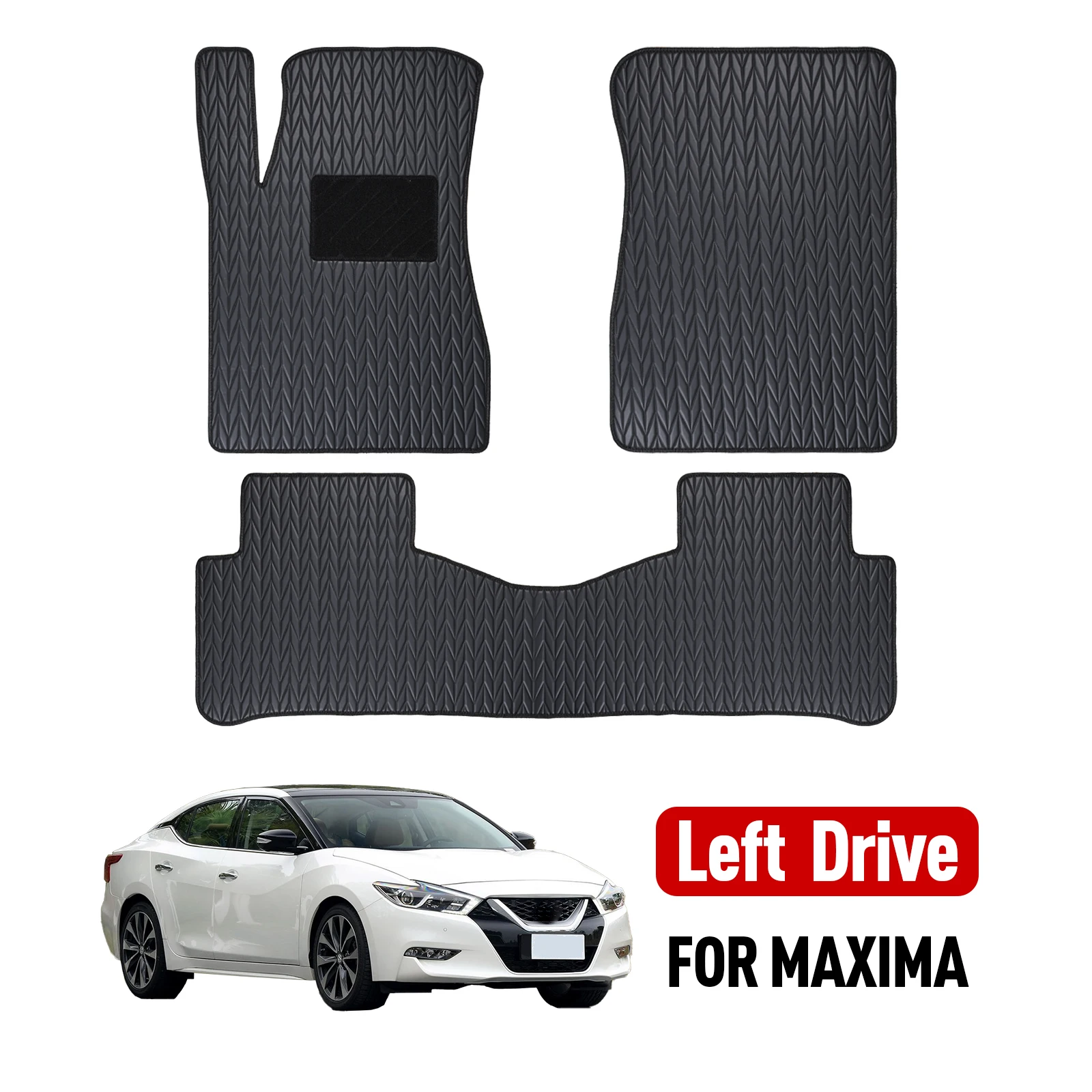 Custom car floor mat for Nissan Maxima 2016-2023 Floor Mats All Weather Trunk Mats Floor Mat Waterproof Non-Slip