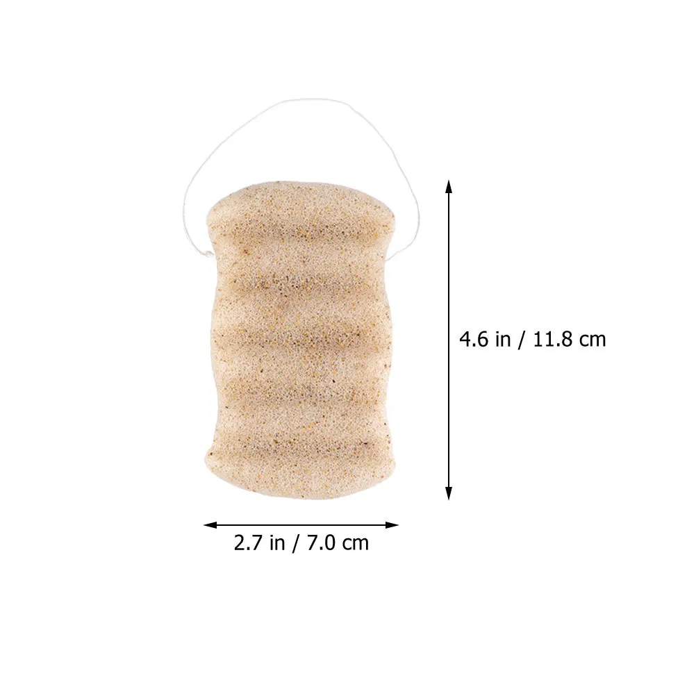 1 قطعة شكل موجة الوجه الإسفنج لطيف التقشير الوجه نفخة للوجه تنظيف ماكياج إزالة المسام العميقة التطهير أداة