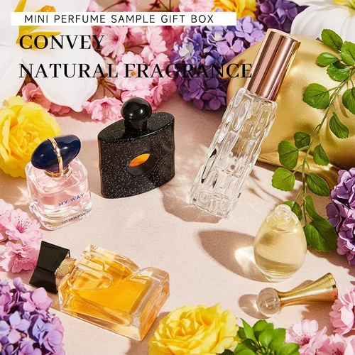 Imagen 2 del producto 8 Uds. Perfumes de marca originales, caja de regalo de muestra, Perfumes portátiles para mujer, juegos de spray corporal con fragancia de agua Liberty de larga duración