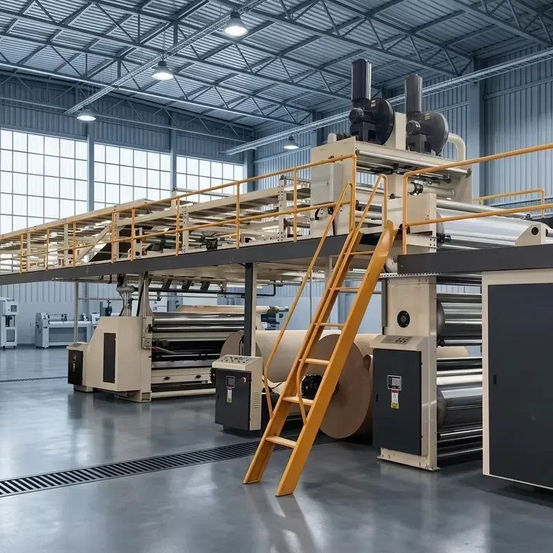Automatic High Speed 2000mm 3 Ply 5 Ply 7 Ply Carton Box Corrugated Board Making Machine Line