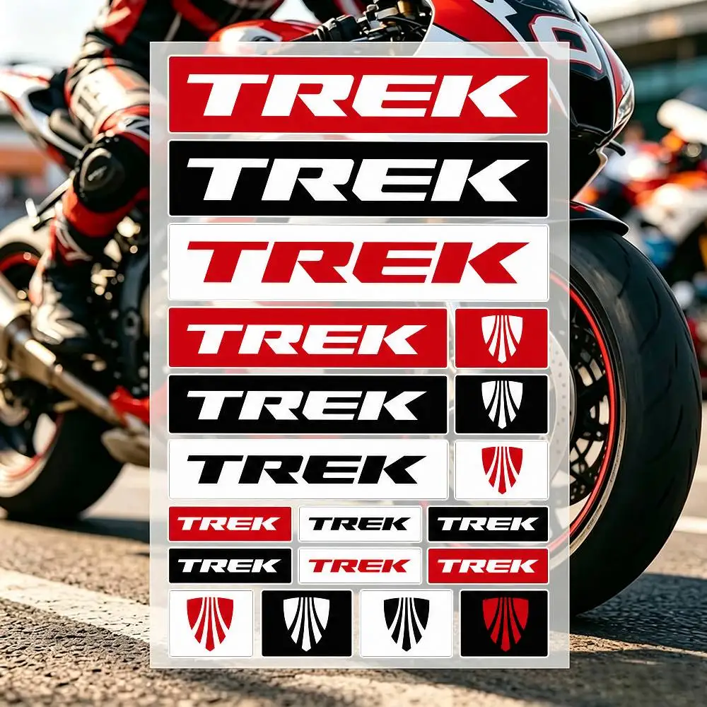 Cycling T-Trek Bike Waterproof Vinyl Stickers for Car Motorcycle Bike Skateboard Laptop Bottle Phone