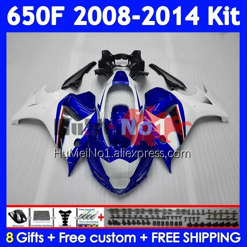 Stock Blue GSX650F For SUZUKI GSXF 650 GSX 650F 113No.0 GSXF650 08 09 10 11 12 13 2008 2009 2010 2011 2012 2013 2014 Fairing