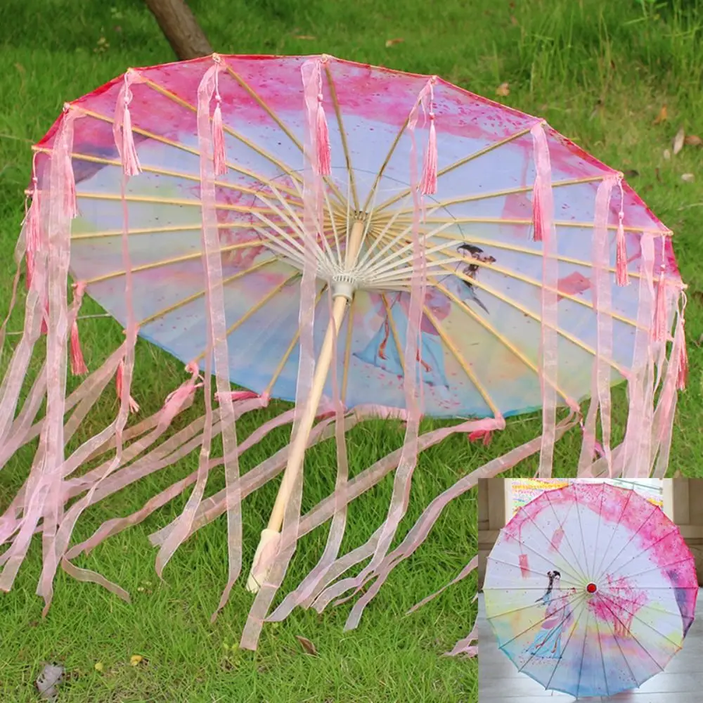 

Новый светодиодный зонт ручной работы из китайской японской пряжи, мультистиль, диаметр 70/82 см, зонтик из промасленной бумаги, шелковая ткань, реквизит для фотосъемки