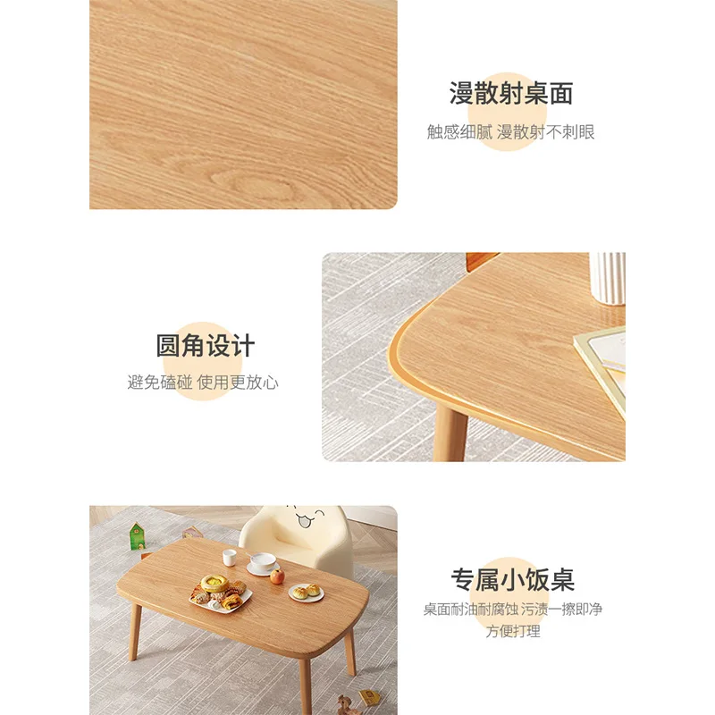 Writing primary school students household desk toys small apartment solid wood table