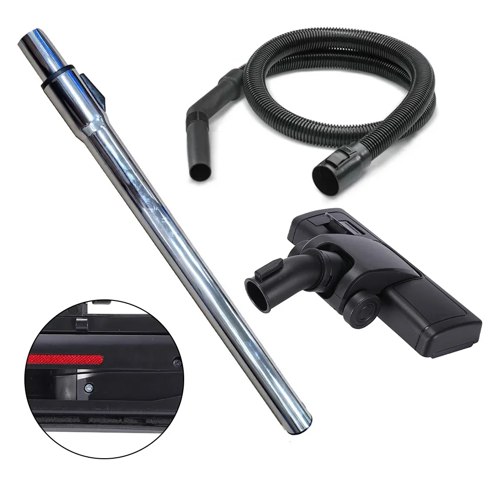 1set Floor Brush Scraper Stainless Steel Suction Tube Head Hose For Karcher WD3.200 WD3.300 WD3.500 Vacuum Cleaner Parts Kit