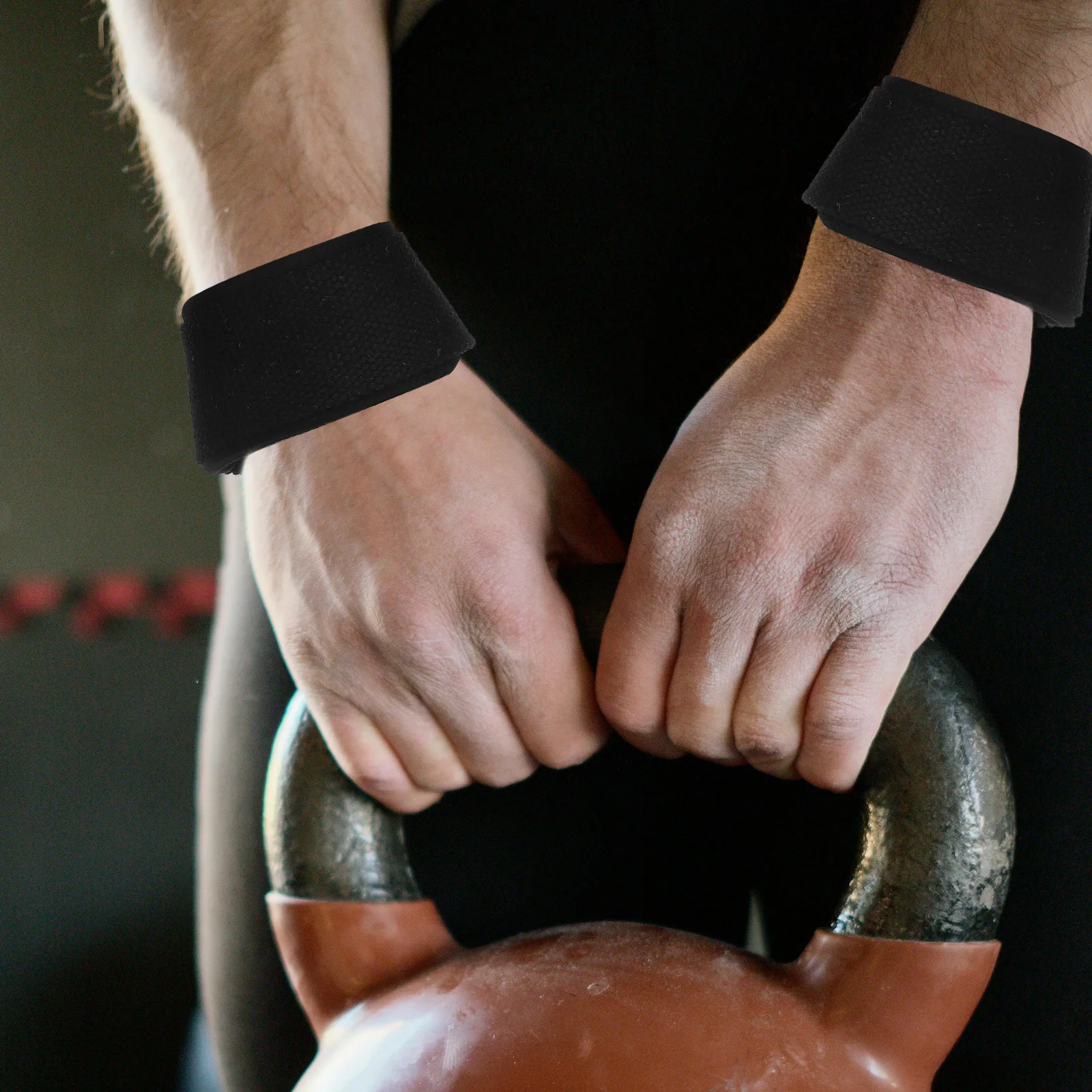 

Weight Belt Fitness Wrist Wristband Lifting Grip Strap for Gym Polyester Anti-loss Hand Man Wraps Weightlifting
