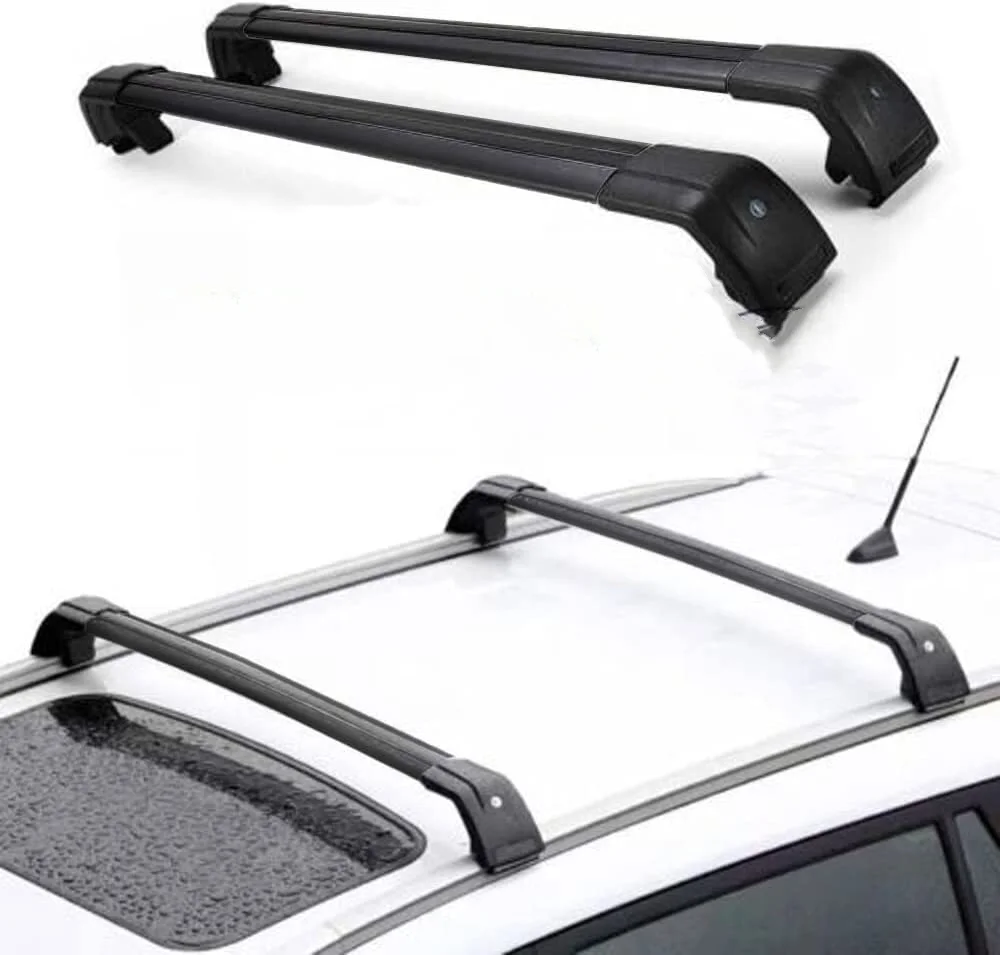 2Pcs Aluminum Roof Rail Racks Cross Bars Crossbar Fits For HAVAL H6 GT 2020-2023