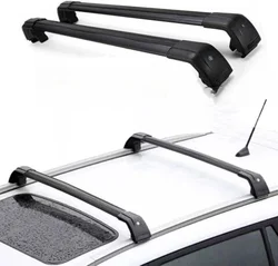 2Pcs Aluminum Roof Rail Racks Cross Bars Crossbar Fits For HAVAL H6 GT 2020-2023