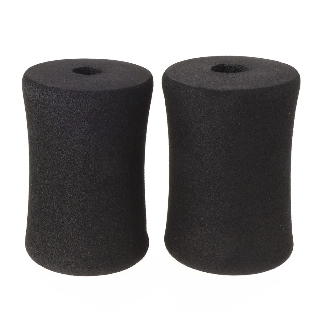 Hook Foot Foam Foot Foam Pad Rollers Set Replacement 1Pair Black Exercise For Weight Bench Gym Home Functional