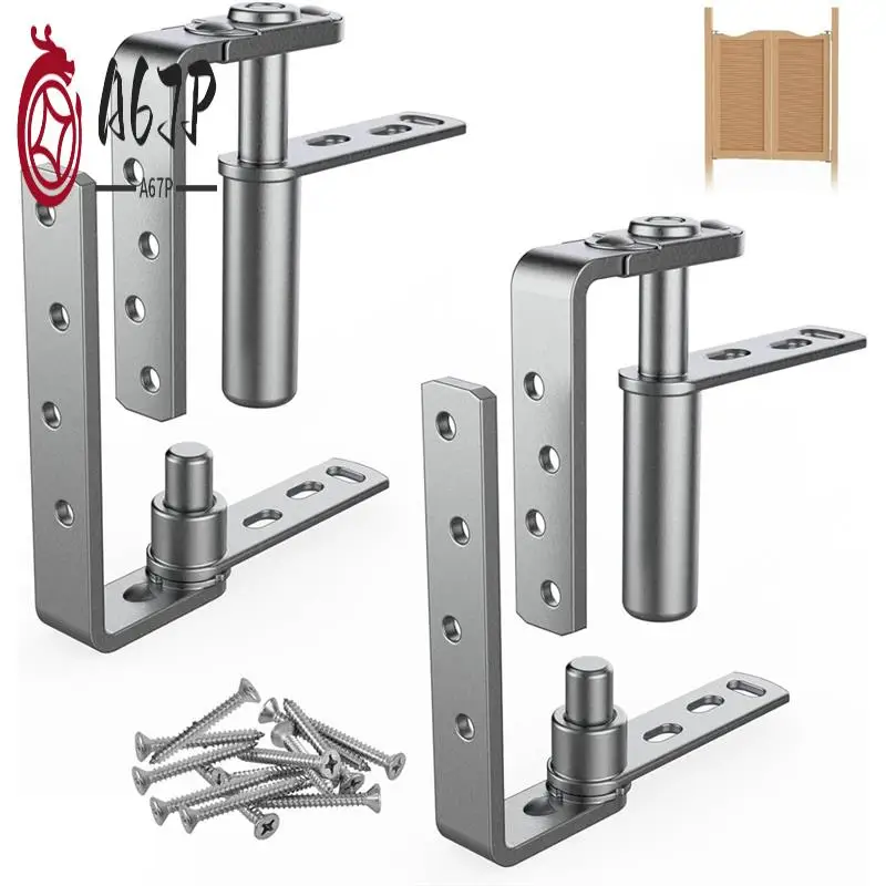

A67P-2Pack дверные петли для кафе, фурнитура для распашных дверей из нержавеющей стали 304, дверные петли для салона, самозакрывающиеся, для распашной двери