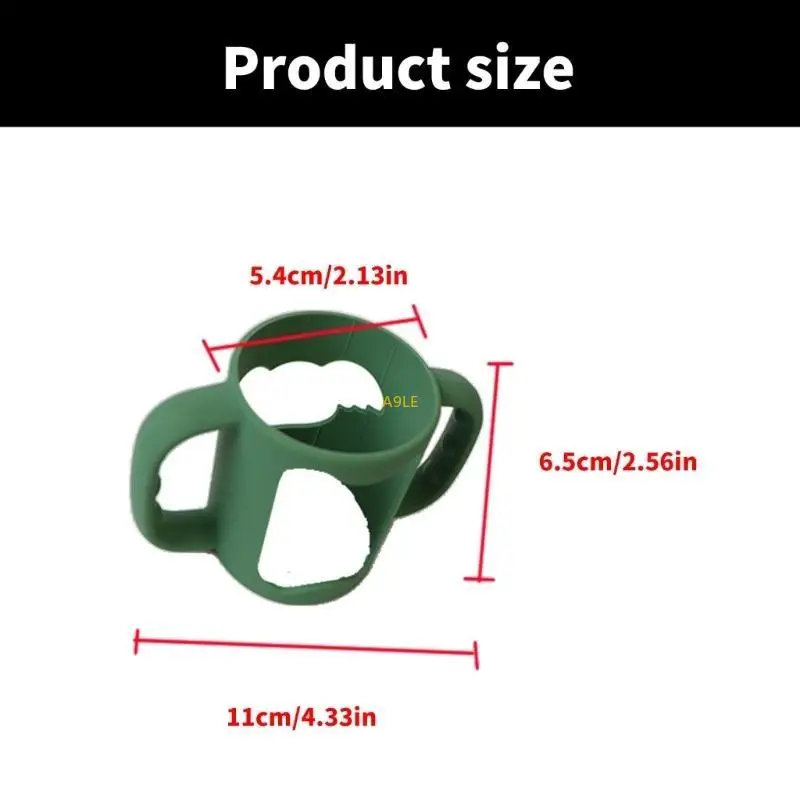 Comfortable Grip Bottle Adapter Case Silicone Baby Milk Bottle Handle Sleeve