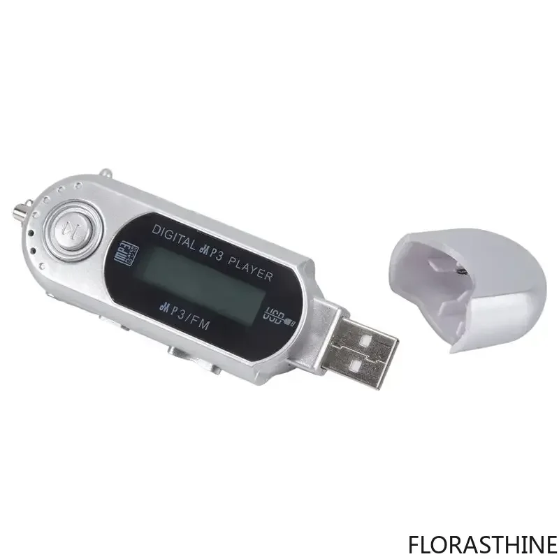 Optimal Mini MP3 Player USB 2.0 Small Flash Drive Multilanguage Music LCD Player with 3.5Mm Audio Jack Automatic Shutdown Durabl