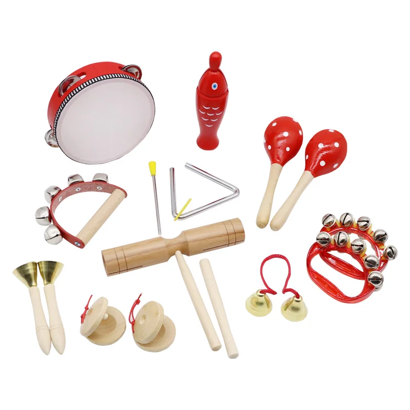 

Percussion instrument combination set, complete set of instruments, teaching materials, music lessons, early education