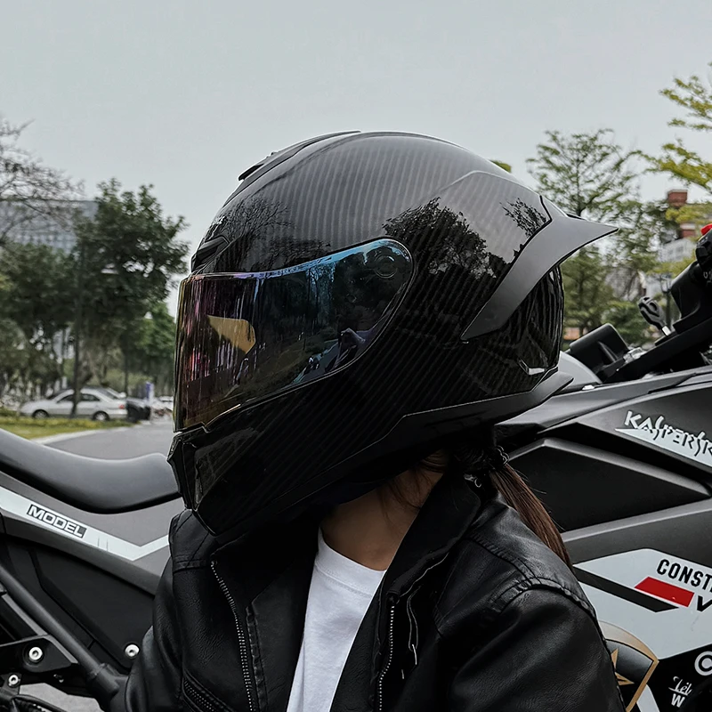 3C Certified Motorcycle Full Helmet Retro Helmet Motorcycle Cruise Helmet Bluetooth Unisex