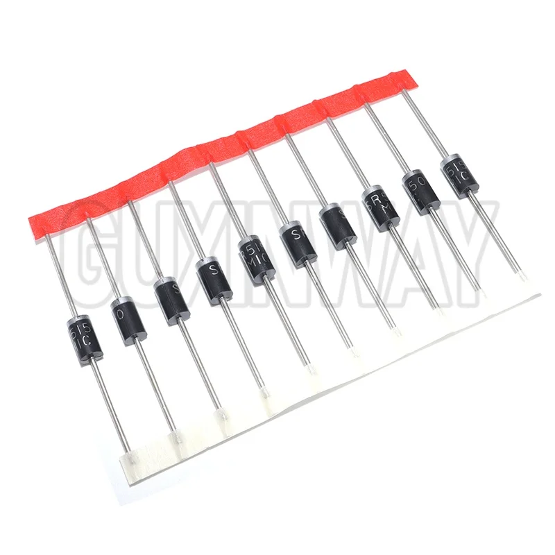 10 قطعة SR5150 5A 150 فولت DO-27 DO-201AD شوتكي ديود