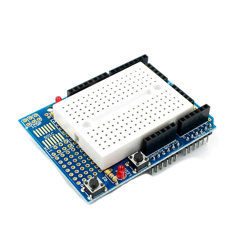 SYB-170 For UNO Proto Shield prototype expansion board with SYB-170 mini  breadboard based  ProtoShield