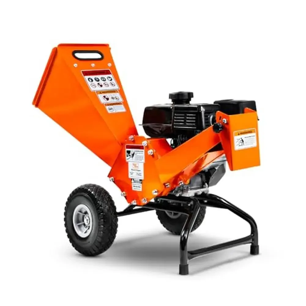 Wood Chipper Shredder Mulcher 7HP Engine Compact Design Max 3