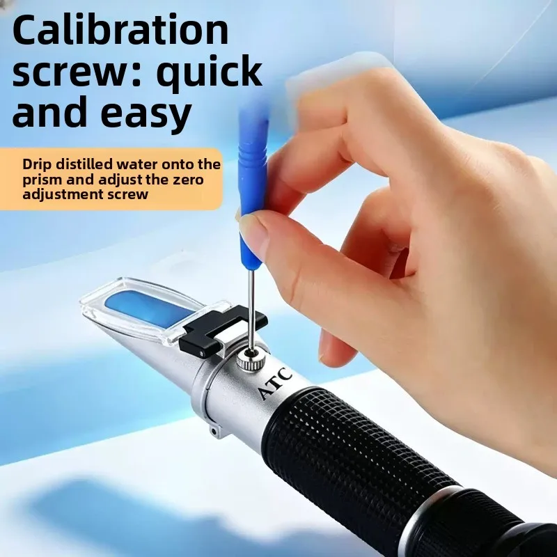 Cutting Fluid Concentration Meter Handheld Refractometer Lubricating Oil Concentration Meter HT119ATC 3