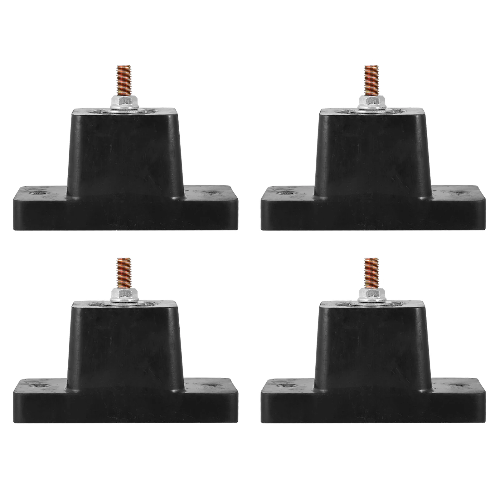 

4Pcs Air-Conditioning Shock-Absorbing Bases Practical Black Stand for Units Space-Saving Shockproof Bracket Holder