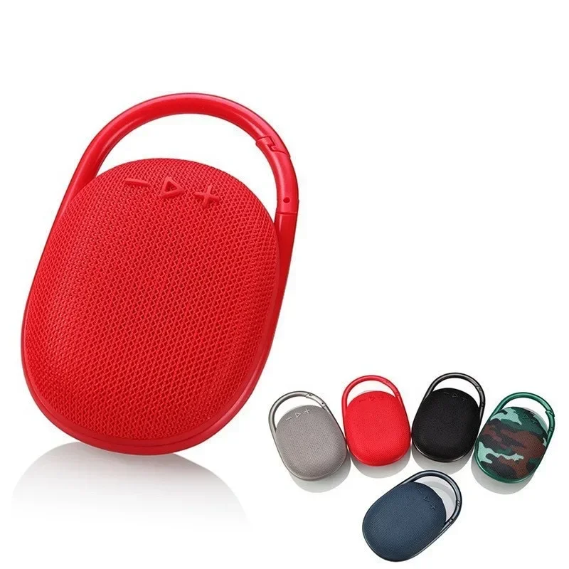 

Portable Outdoor Mini Bluetooth Speaker CLIP4 with Hanging Clip Creative Gift Card Insertion Wireless Sound Box Plastic Body