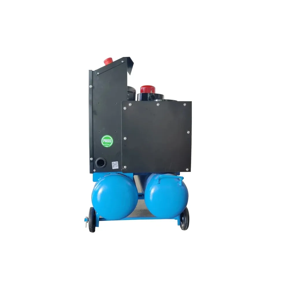 

4kw 5hp Portable Screw Air Compressor 10bar 13bar High Pressure Low Noise Tire Inflator
