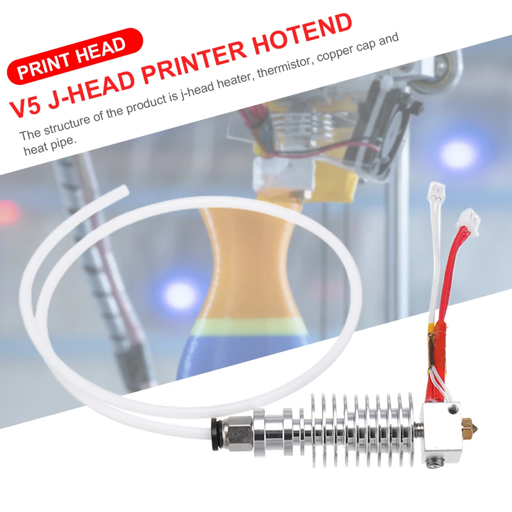 หัวพิมพ์แบบ J-head รุ่น V5 ขนาด 0.4 มม. สำหรับเครื่องพิมพ์ 3 มิติระยะไกล พร้อมฮีทซิงค์และหัวอัดรีด สำหรับ Anycubic I3 Mega